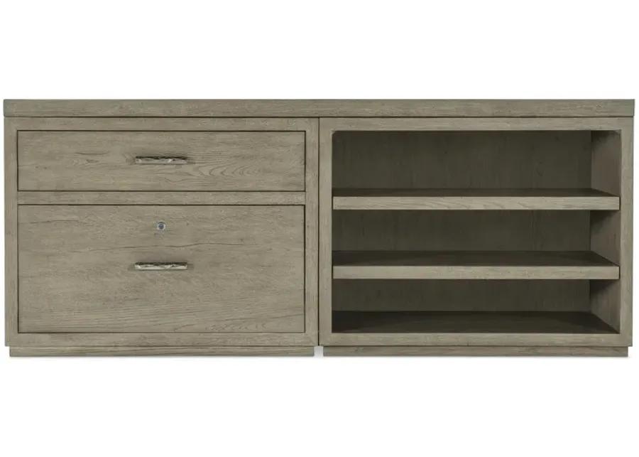 Linville Falls Credenza - 72in Top-Lateral File and Open