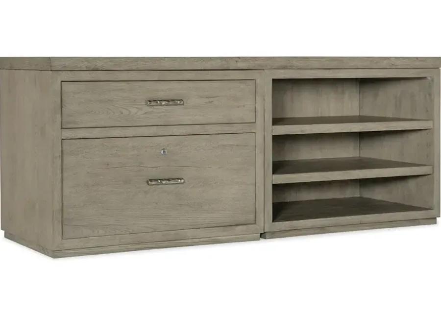 Linville Falls Credenza - 72in Top-Lateral File and Open