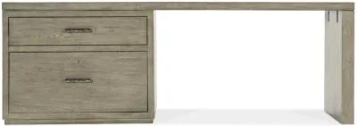 Linville Falls Desk - 84in Top-Lateral File and Leg