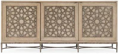 Melange Suzani Three Door Entertainment Console