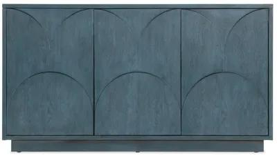 Melange Round Valley Three Door Entertainment Credenza