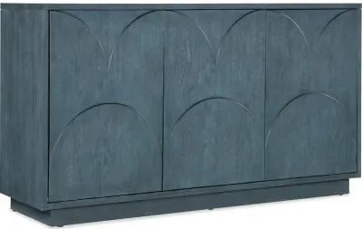 Melange Round Valley Three Door Entertainment Credenza