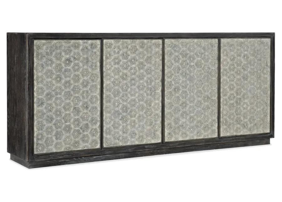 Melange Greystone Four-Door Credenza