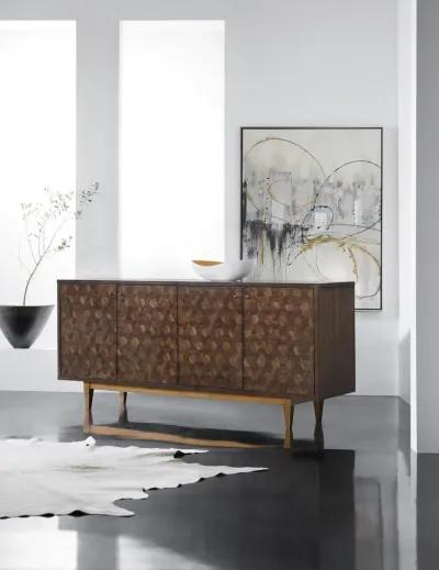 Melange Alpine Four-Door Credenza