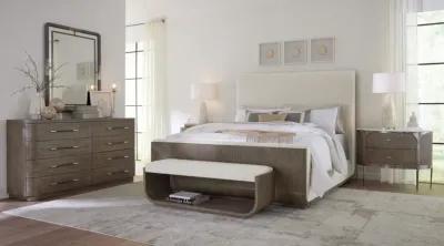 Modern Mood King Upholstered Panel Bed