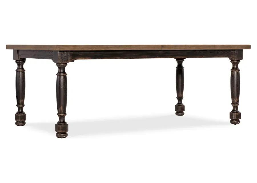 Americana Leg Dining Table w/1-22in leaf