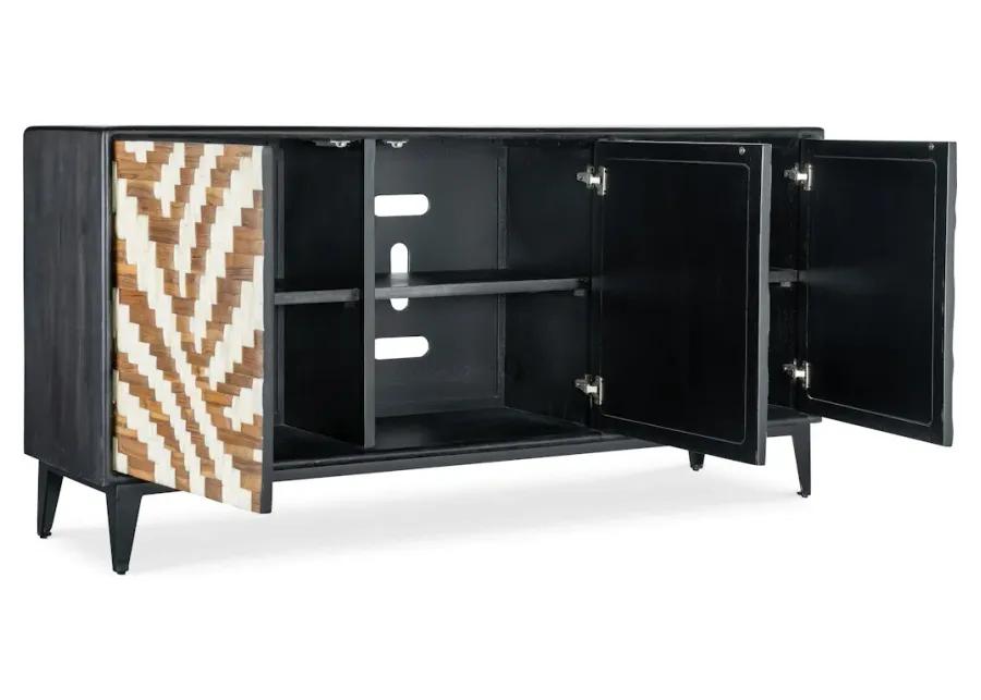 Commerce and Market Entwined Credenza