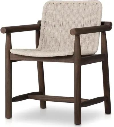 Dume Outdoor Dining Armchair - Vintage White