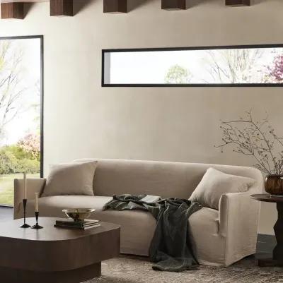 Lowell Slipcover Sofa in Broadway Dune