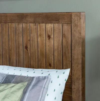 Summer Camp Brown Panel Headboard, Full 4/6 Brown Finish