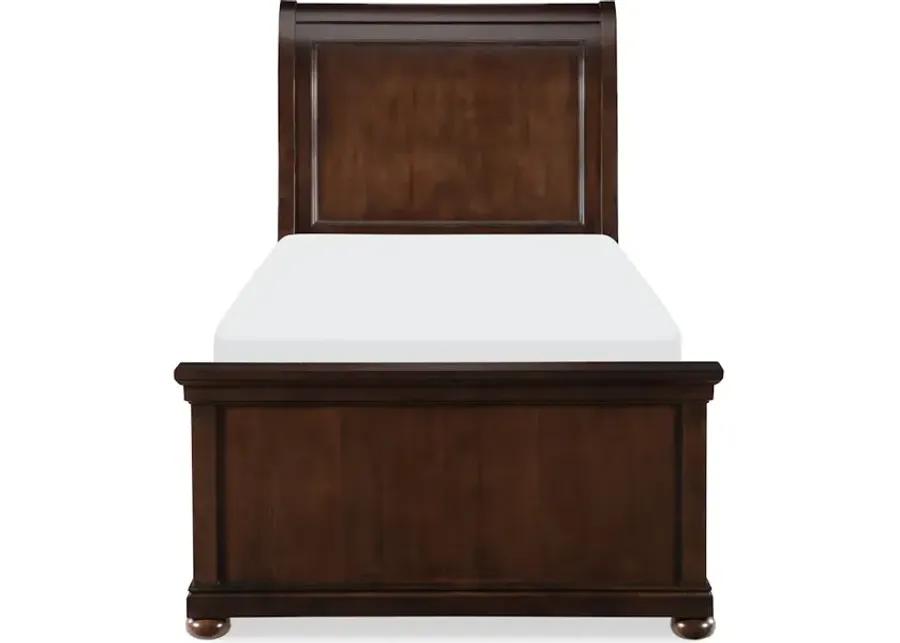 Canterbury Cherry Sleigh Headboard T 33 Cherry Finish