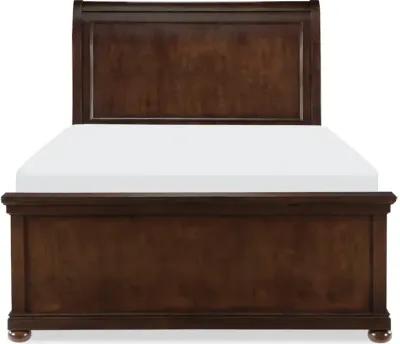 Canterbury Cherry Complete Sleigh Bed F 46 Cherry Finish