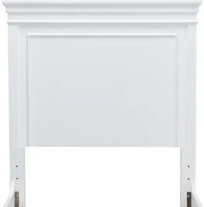 Canterbury White Panel Headboard T 33 White Finish