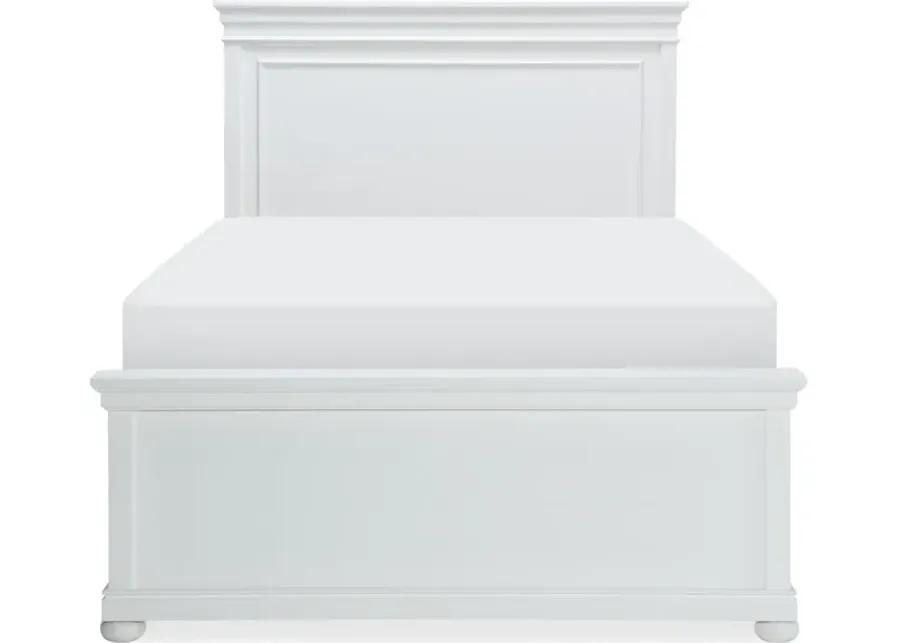 Canterbury White Complete Panel Bed F 46 White Finish