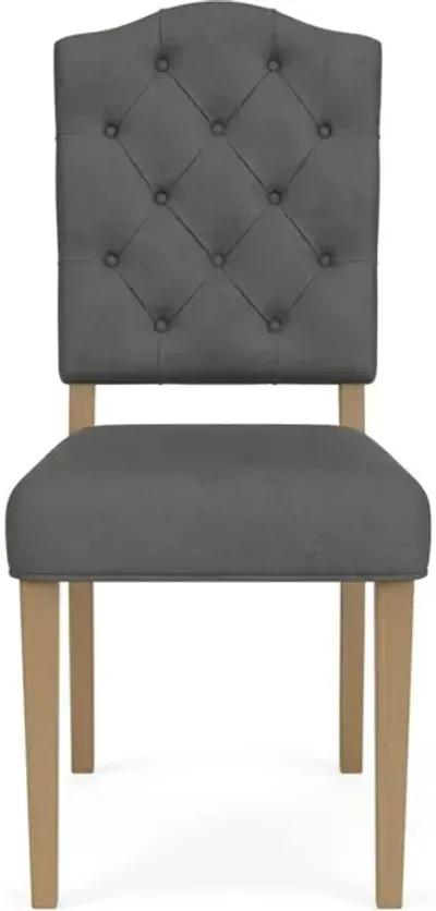 Button Tufted Upholstered Chair