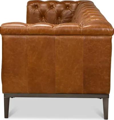 Cuba Brown Cube X 3 Sofa