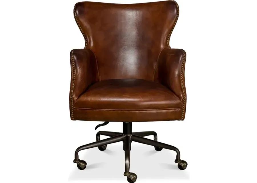 Andrew Jackson Desk Chair Vintage Cigar