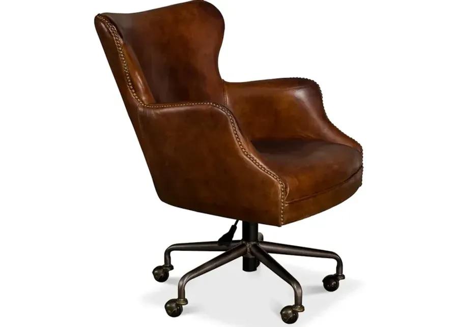 Andrew Jackson Desk Chair Vintage Cigar