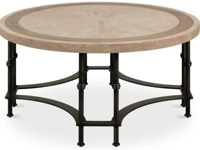 Chisholm Equestrian Cocktail Table  Grey