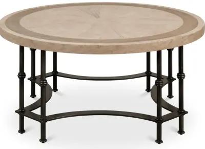 Chisholm Equestrian Cocktail Table  Grey