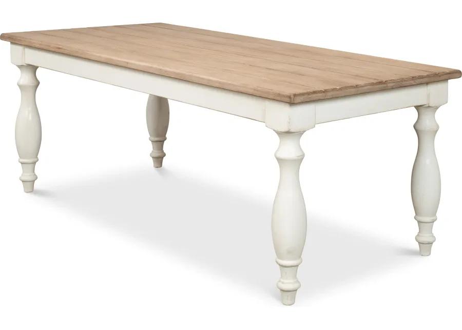 Brie Dining Table /Natural Top