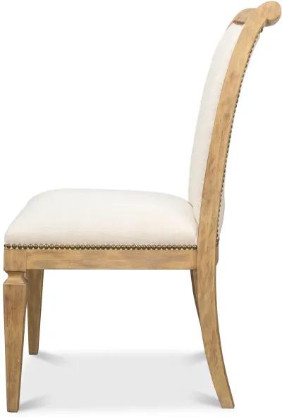 Scroll Back Dining Sd/Chair Heather Grey