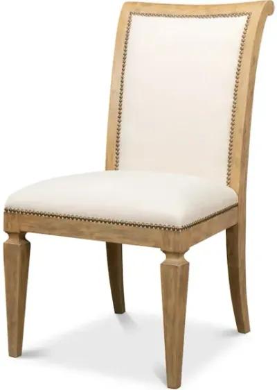 Scroll Back Dining Sd/Chair Heather Grey