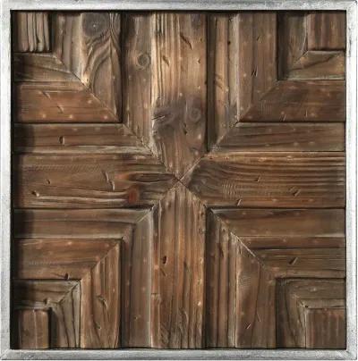 Bryndle Rustic Wooden Squares S/9