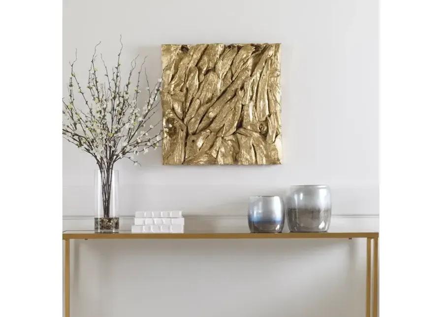 Rio Gold Wood Wall Decor