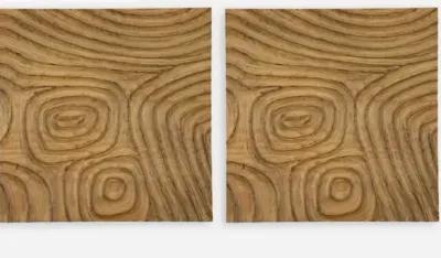 Channels Wood Wall Decor