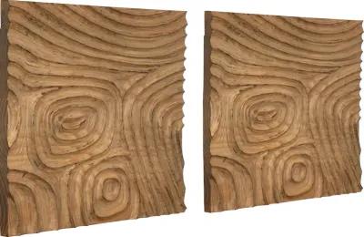 Channels Wood Wall Decor