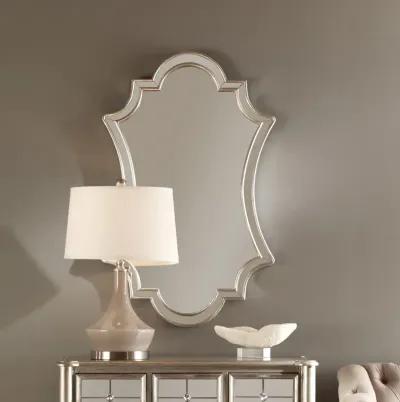 Elara Antiqued Silver Wall Mirror