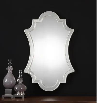 Elara Antiqued Silver Wall Mirror