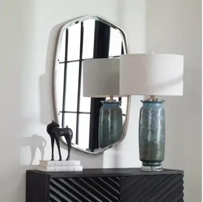 Duronia Brushed Silver Mirror