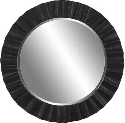 Caribou Dark Espresso Round Mirror