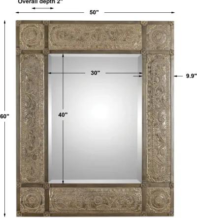 Harvest Serenity Champagne Gold Mirror