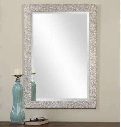 Porcius Antiqued Silver Mirror