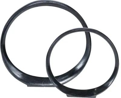 Orbits Black Ring Sculptures, S/2