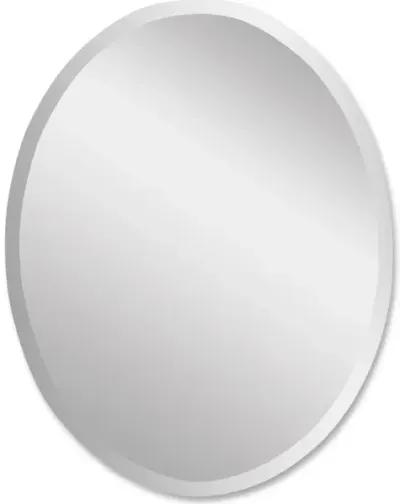 Frameless Vanity Oval Mirror