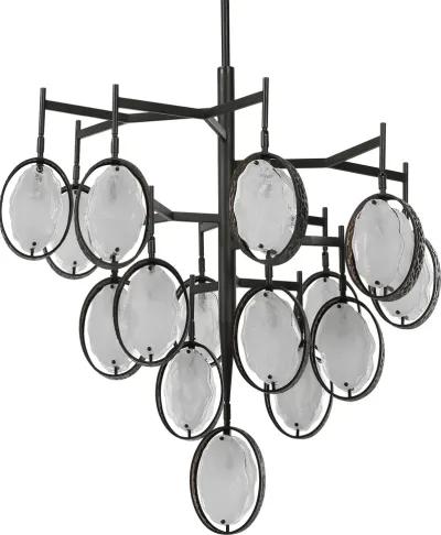 Maxin 15 Light Large Bronze Chandelier