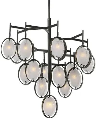 Maxin 15 Light Large Bronze Chandelier