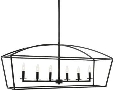 Clayton 6 Light Linear Chandelier