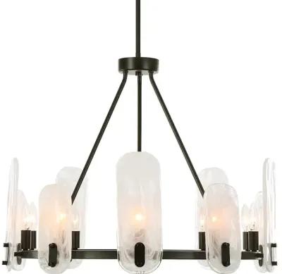 Ellipse 10 Light Dark Bronze Chandelier