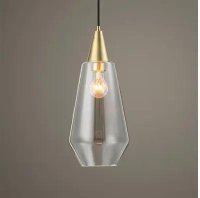 Eichler Antique Brass 1 Light Mini Pendant