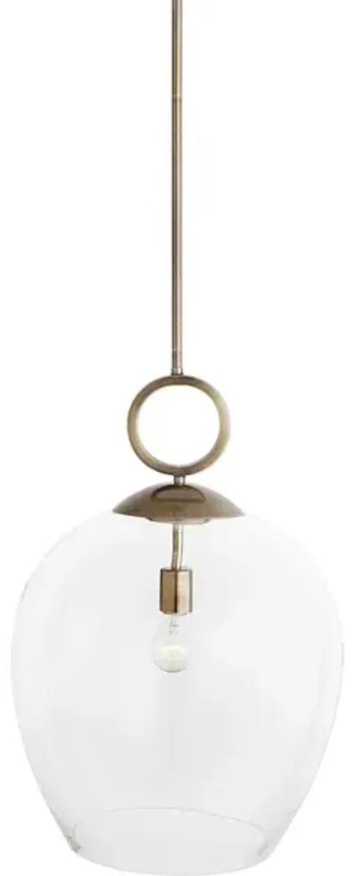 Calix Large Blown Glass 1 Light Pendant