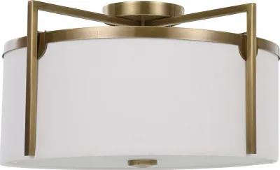 Colfax Brass 3 Light Semi Flush