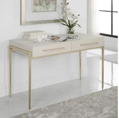 Jewel Modern White Desk