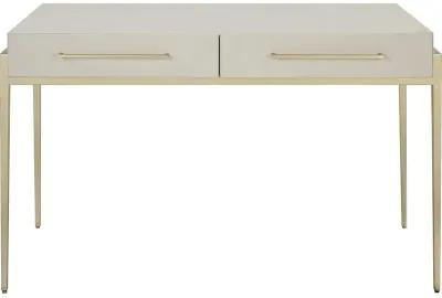 Jewel Modern White Desk