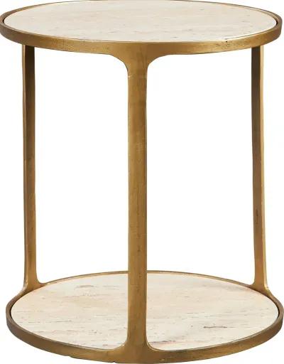 Clench Brass Side Table