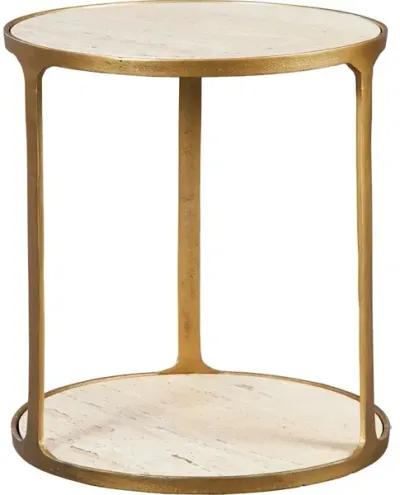 Clench Brass Side Table